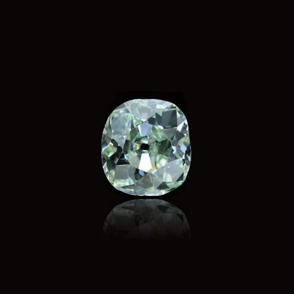 1.31 Ct. Natural Fancy Light Green Old Mine Brilliant cut Diamond, GIA Certified