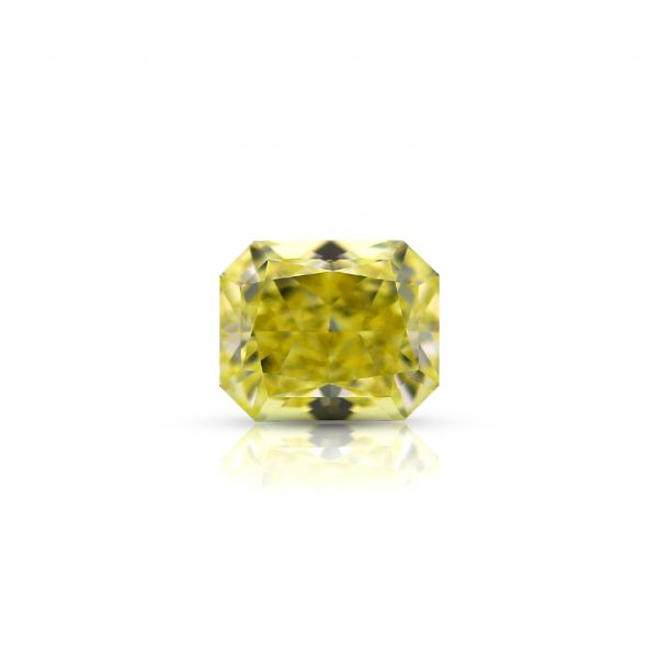 Natural Fancy Light Yellow 1.02 ct Cushion VVS1 Diamond, GIA Certified EX/EX/N