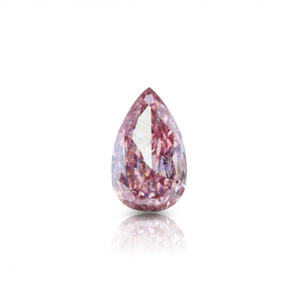 1.01 Ct. Natural Fancy Intense Pink Pear Modified Brilliant Diamond, GIA Certified