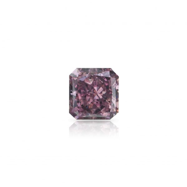 Natural Fancy Deep Purplish Pink 0.25 ct. Radiant shape Diamond, GIA certified