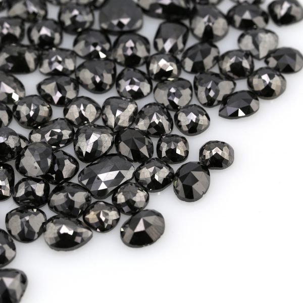 Black Diamond Fancy shape rose cut Diamond 1.00 ct to 3.00 ct.