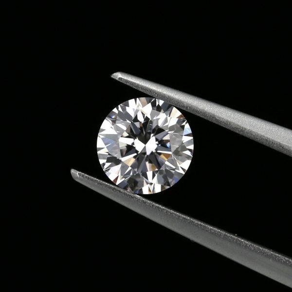 Natural Faint Pinkish brown 0.30 ct. VS1 Round Brilliant cut Diamond, GIA certified