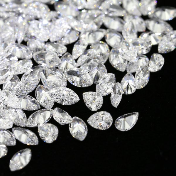 Natural F-G color Pear and Marquise Shape Diamond 0.20 ct to 0.25ct. VVS-VS