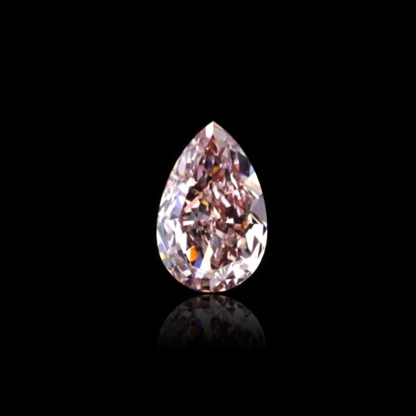 Center stone for the Ring Or Pendent ,Natural Fancy Orangy Pink 0.50 ct. Pear shape Diamond