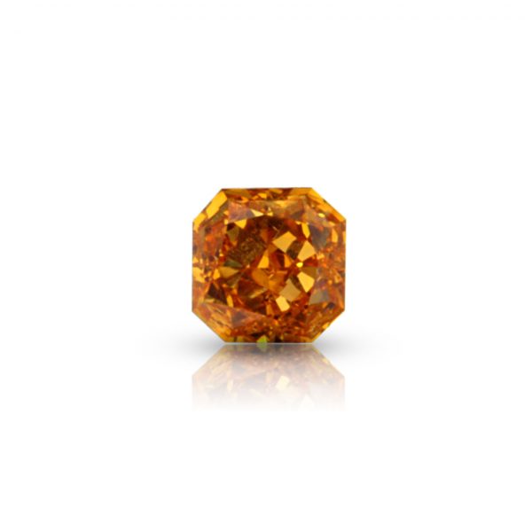 Rare collection stone, 0.33 ct. Natural Vivid Yellow Orange Diamond, GIA Certified